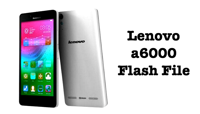 lenovo a6000 flash file