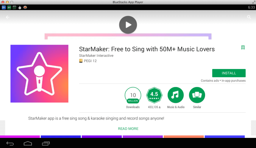 Features of Starmaker for PC